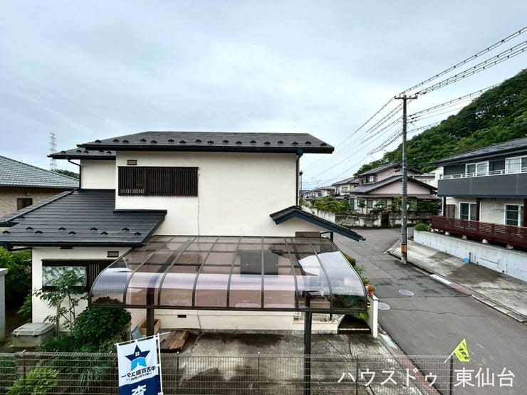 2階からの眺望は開放感があります