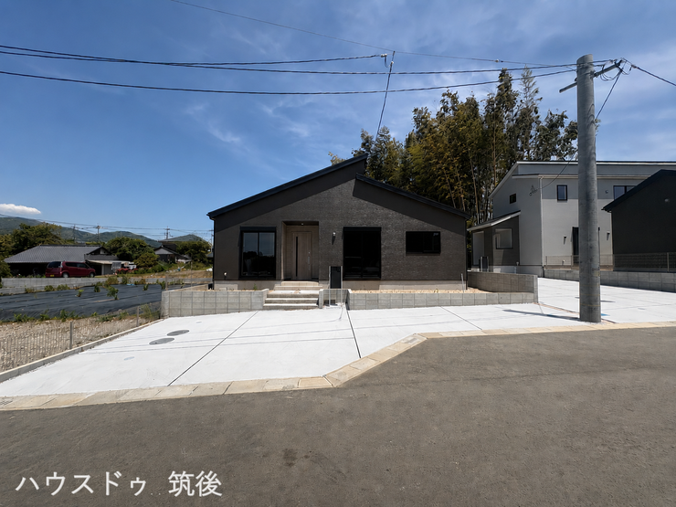 【外観】
オール電化平屋|LDK19.25帖×WIC付3LDK
現在内覧可能です。