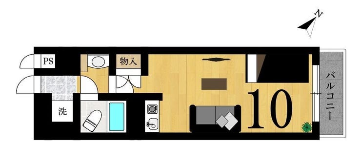 【間取り】
【layout】
ペット可マンションです!(細則有)