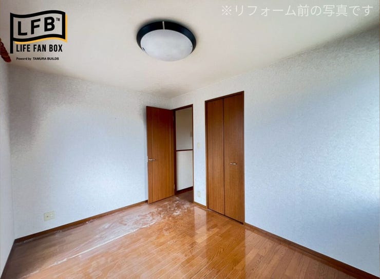 約6帖の洋室です♪
※リフォーム前の写真です。