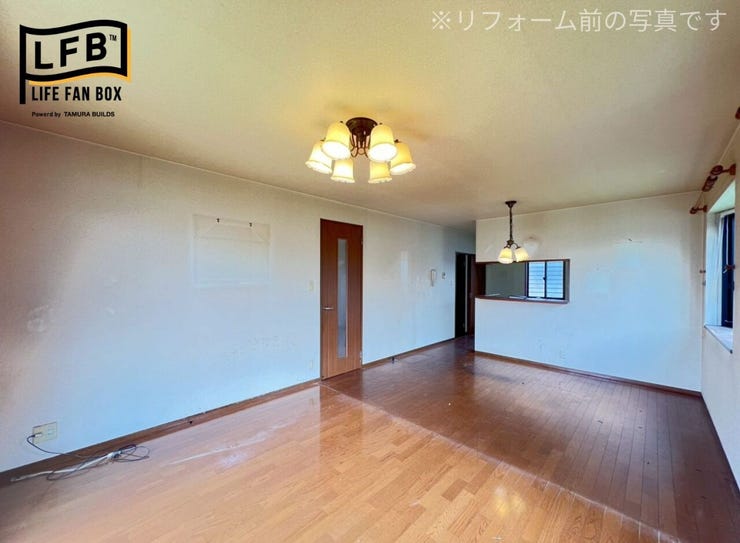 全室クロス張替をします♪クロスを張り替えるだけでも随分変わります♪
※リフォーム前の写真です。
