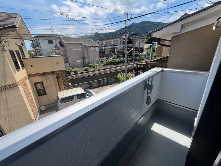 2階バルコニーからの眺望