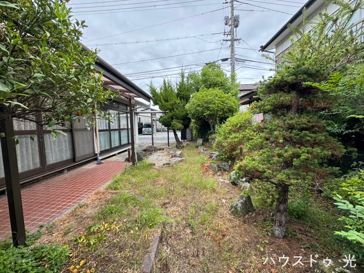 お庭もゆったりと確保されています。