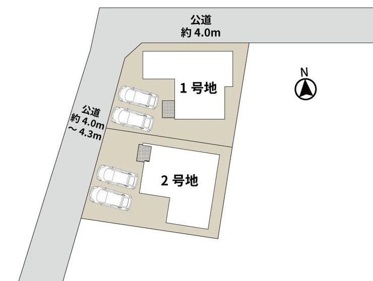 ■1号地・車2台駐車可能■