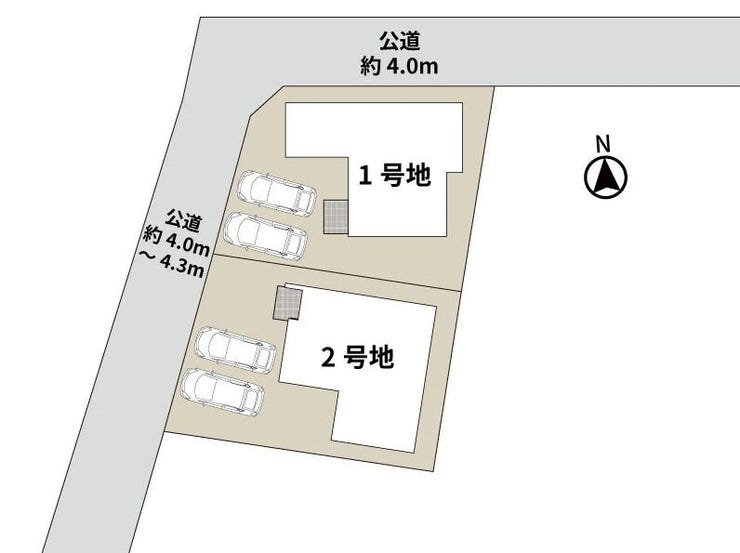 ■2号地・車2台駐車可能■