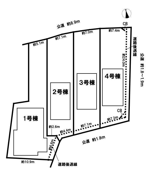 【区画図】
2号棟