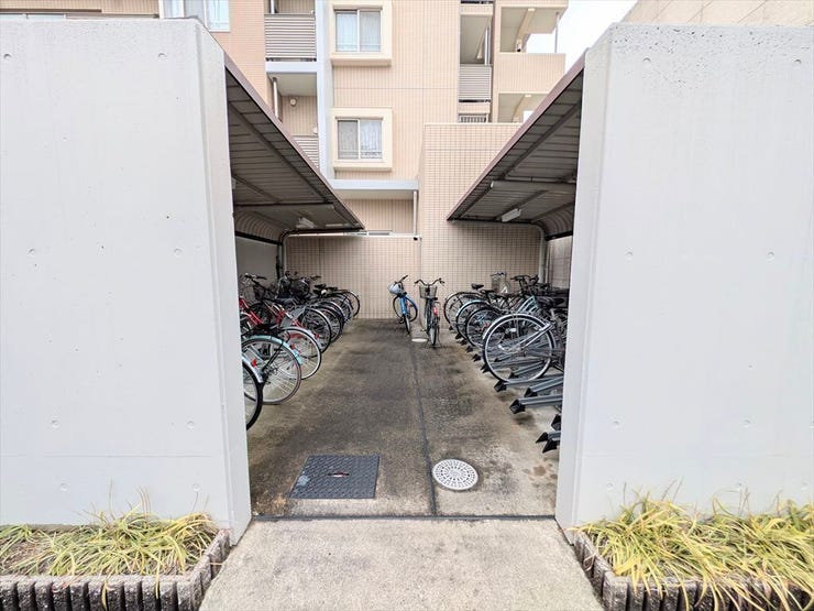 駐輪場です