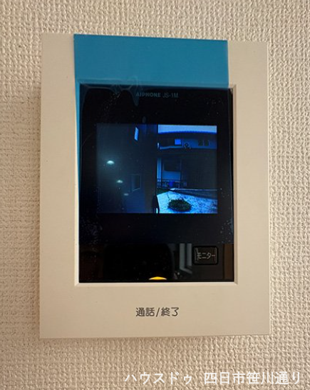 モニター付きインターホン交換済み