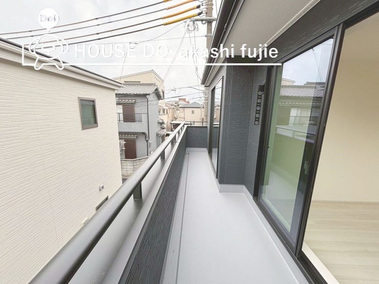 南西向きバルコニー