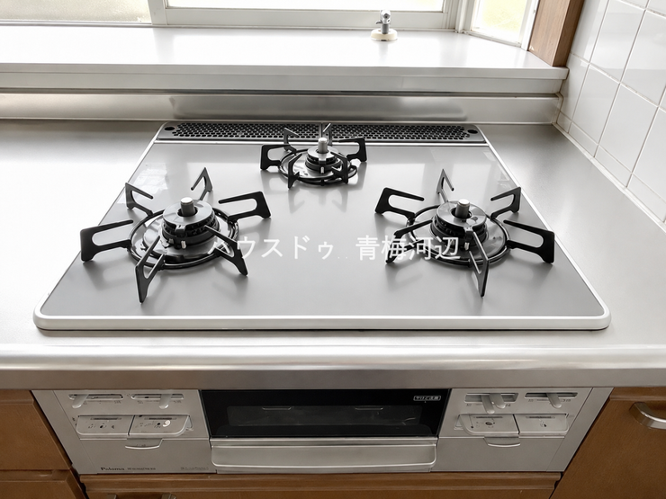 三口コンロ:※一部CG家具消し加工処理をしています。