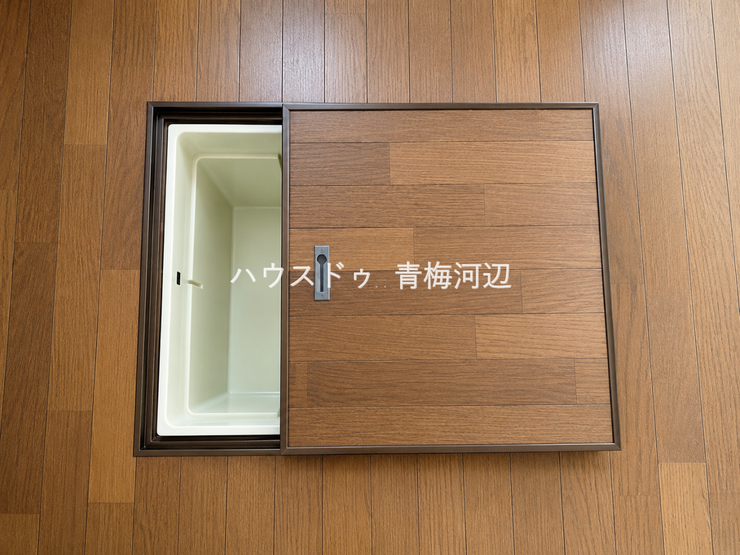 キッチン床下収納:※一部CG家具消し加工処理をしています。