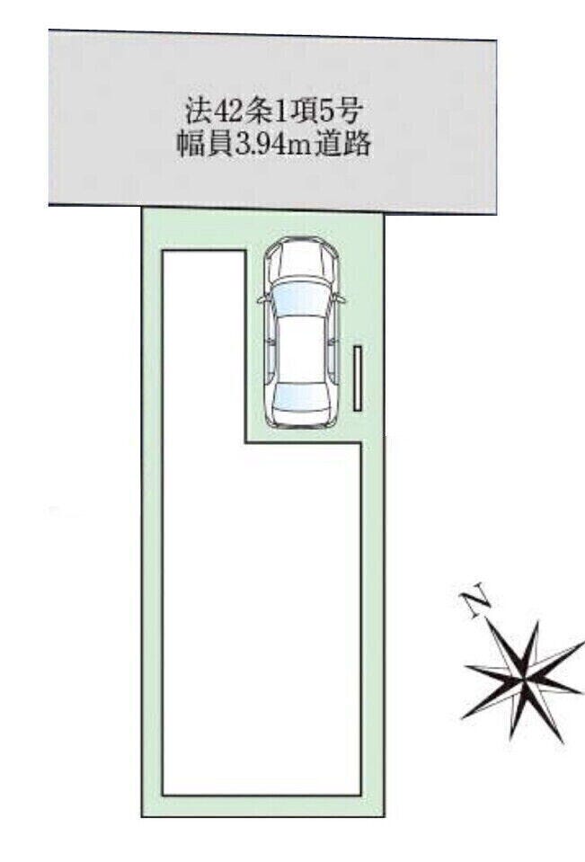 カースペースは1台お停めいただけます♪ビルトインガレージで大切なお車も安心です♪