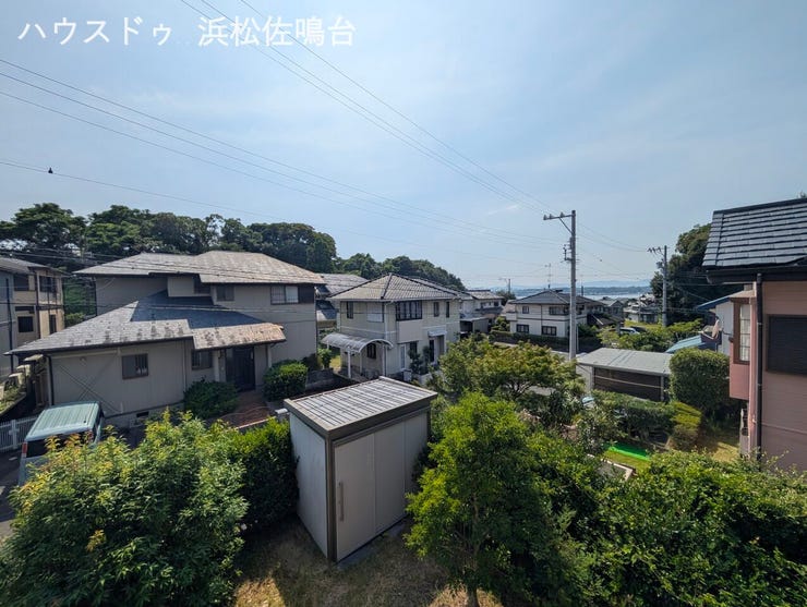 南側眺望。西の方に浜名湖も見えますよー!ぜひ現地でご覧下さいね(^-^)