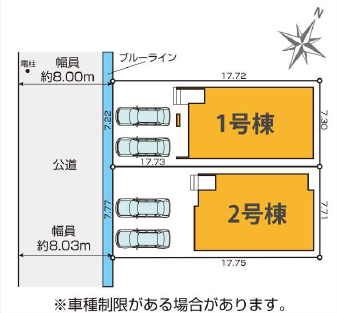 ■2号棟・車2台駐車可能■