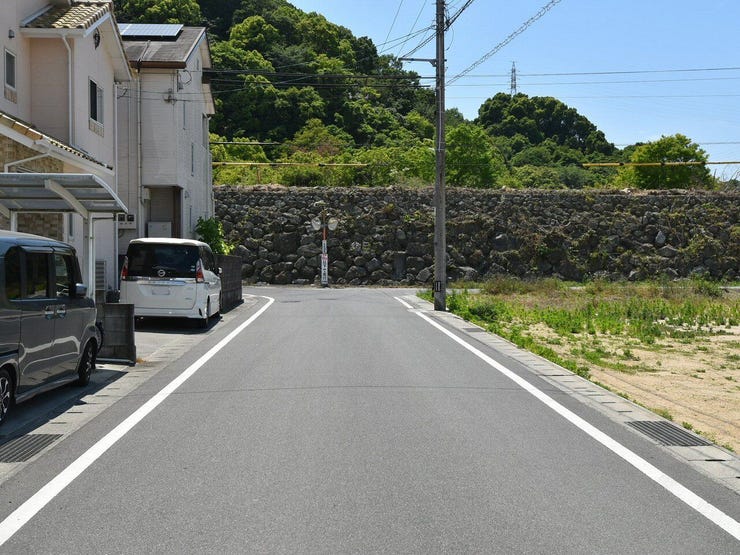 分譲予定地の南東側道路 2026.05.15