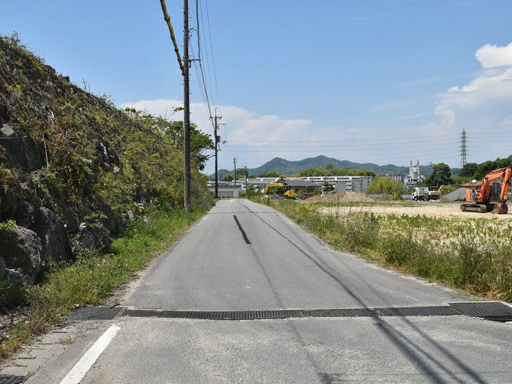 分譲予定地の南西側道路 2026.05.15