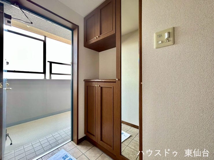 収納力のあるシューズボックス付きで、玄関まわりもすっきり快適
