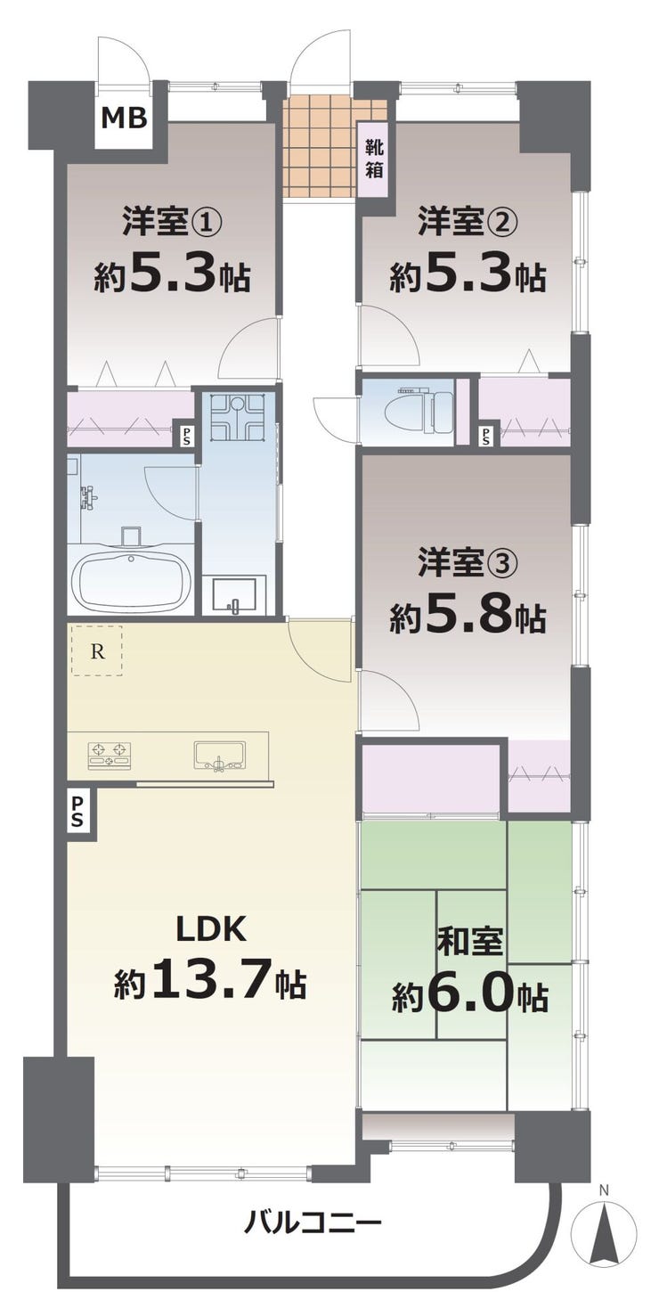 【間取り】
■506・4LDK■
