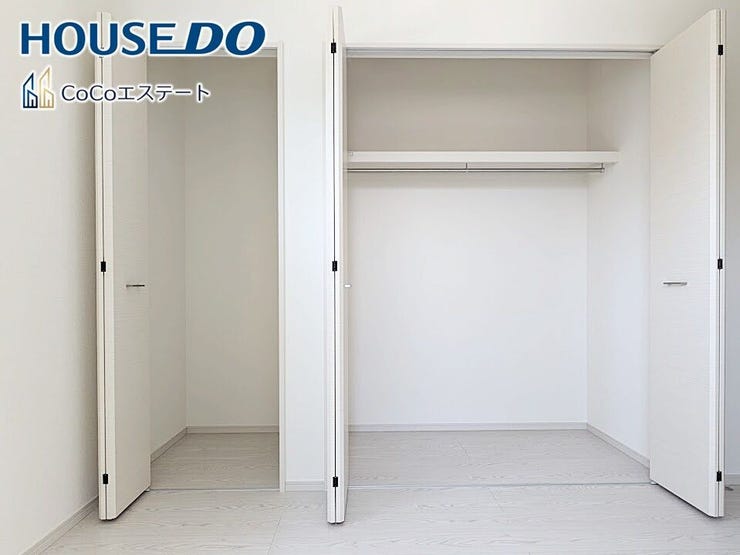 □■収納■□
各部屋にクローゼット完備♪
ゆとりの収納で、お部屋がスッキリ片付きます。
