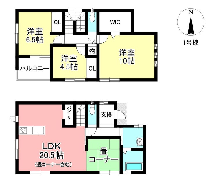 【間取り】
◆見学予約受付中◆
現地をご覧いただき、周辺環境なども一緒に
ご確認いただけます!