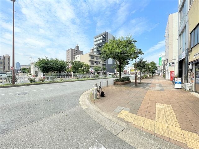 広々としていて、街並みが開放的で圧迫感がありません。