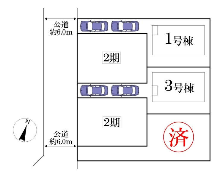 ◎区画図:1号棟