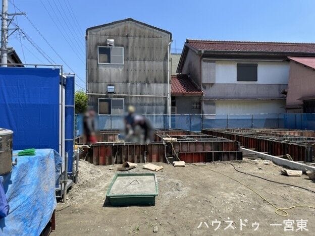基礎を作り出してます、お家を支える大切な土台です!