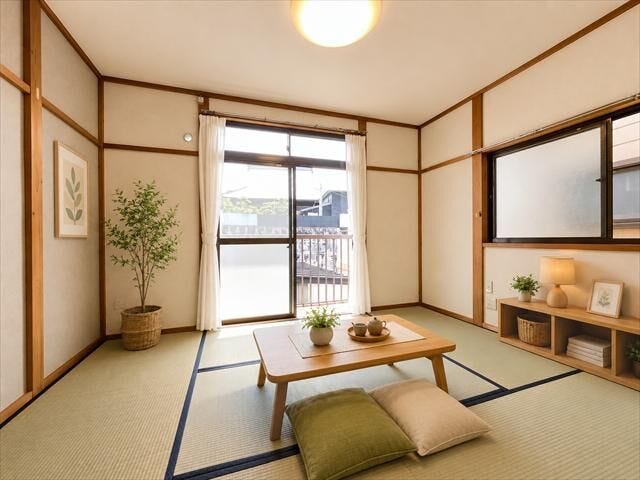 6畳
※画像はイメージです。実際の写真に家具や調度品をCG合成したものです。(家具等は販売に含まれておりません)
