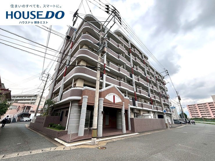 【外観】
【福岡市東区原田 アムール箱崎V】◆筥松小学校まで歩10分◆最大120万円を助成♪子育て世帯市内引越し応援助成金(福岡市)対象物件