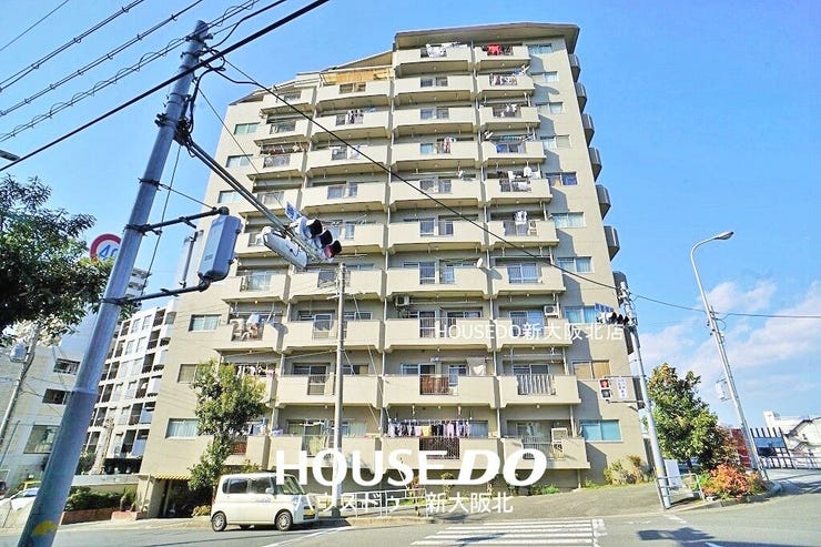 【外観】
■JR東海道本線東淀川駅徒歩9分
■2WAYアクセス
■角部屋
■高層階
■2面バルコニー
■南向き
■全居室収納有