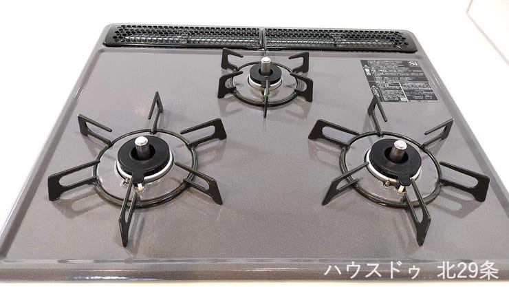 三口コンロ