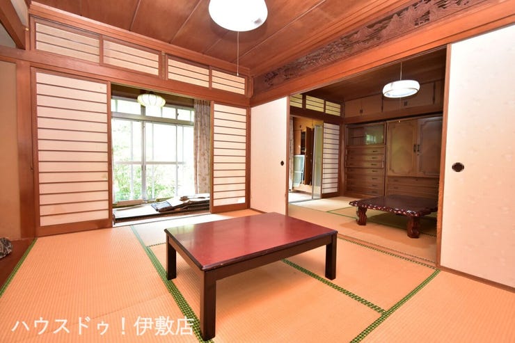 上谷口町 中古戸建 【和室6帖×和室6帖】
続間となっており、開放感のある和室