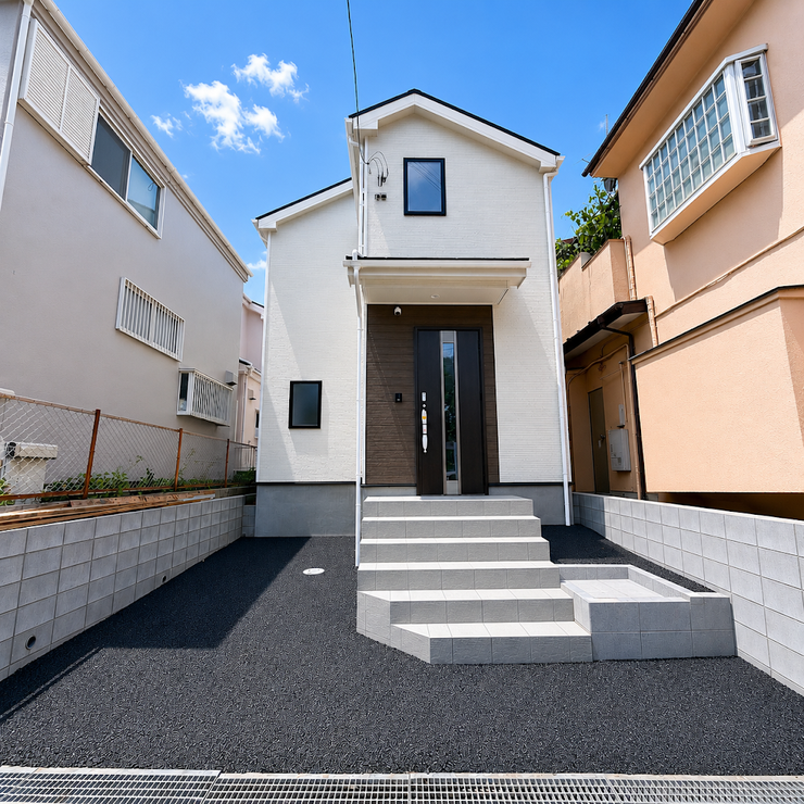 【外観】
【月々5万円台~】周辺施設が揃う閑静な住宅街!最新省エネ設備が充実した新築3LDKが2380万円!