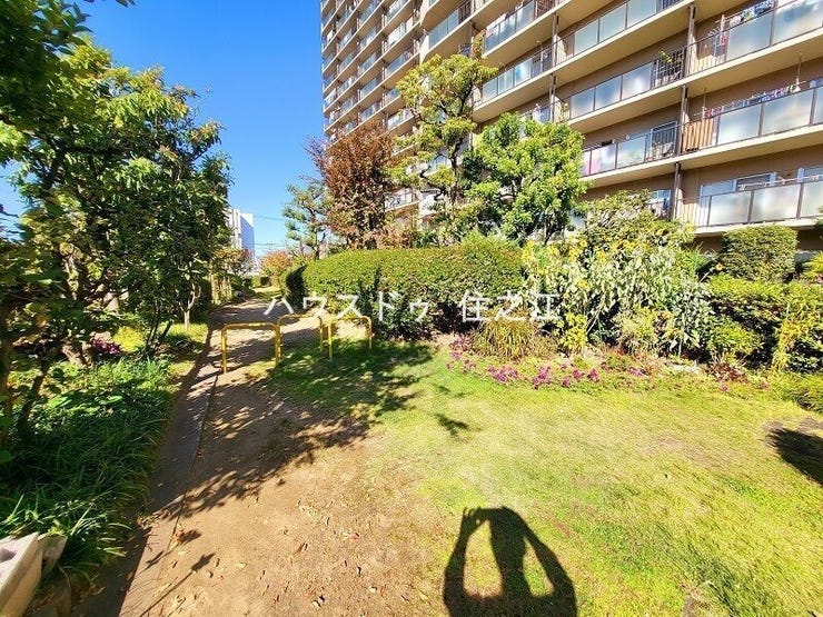 ★マンション内の敷地。植栽も多くあり緑豊かです♪