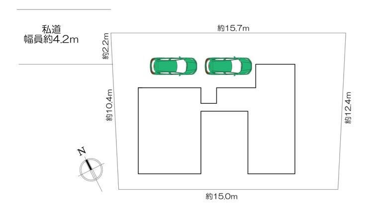【区画図】
敷地230.98㎡