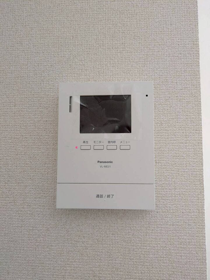 モニタ付インターホン付いてます!