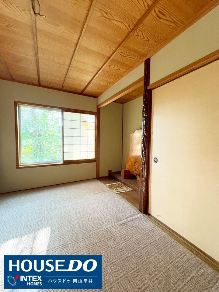 心がホッと安らぐ和の趣ある空間!寝室やリビングとして大活躍。窓からのどかな緑を眺めながら、ゆったりとした時間を過ごせます。