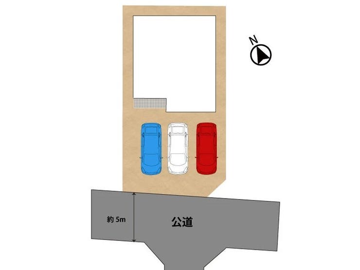 ■5号棟・車3台駐車可能■