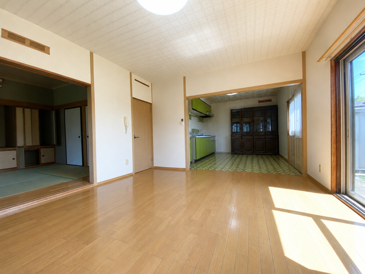 ■日当たりのよいリビングです!
■キッチンまでの導線も楽々です!