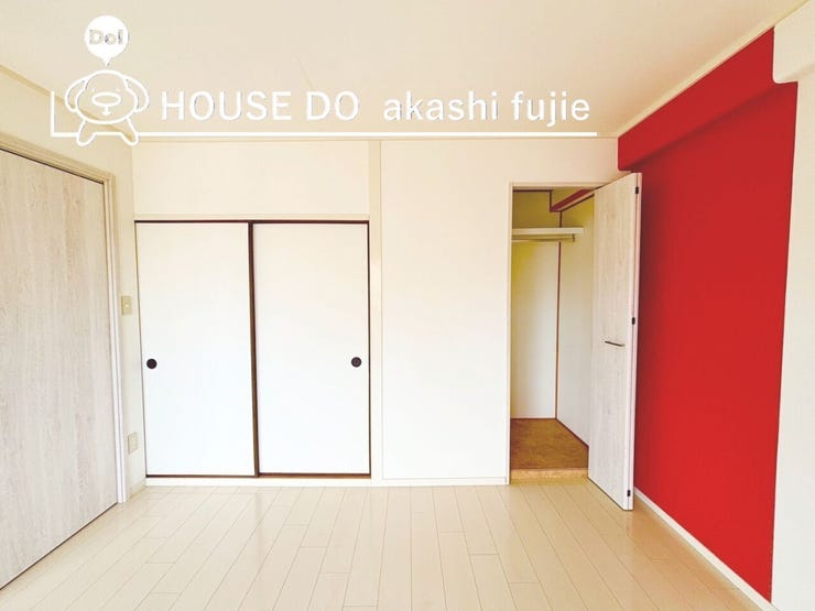 アクセントクロス仕様の部屋