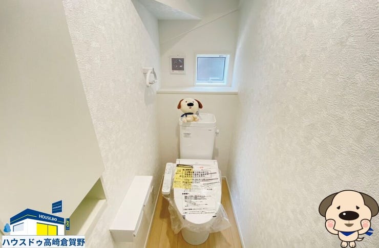 採光と通風を確保した、心地よいトイレ空間。