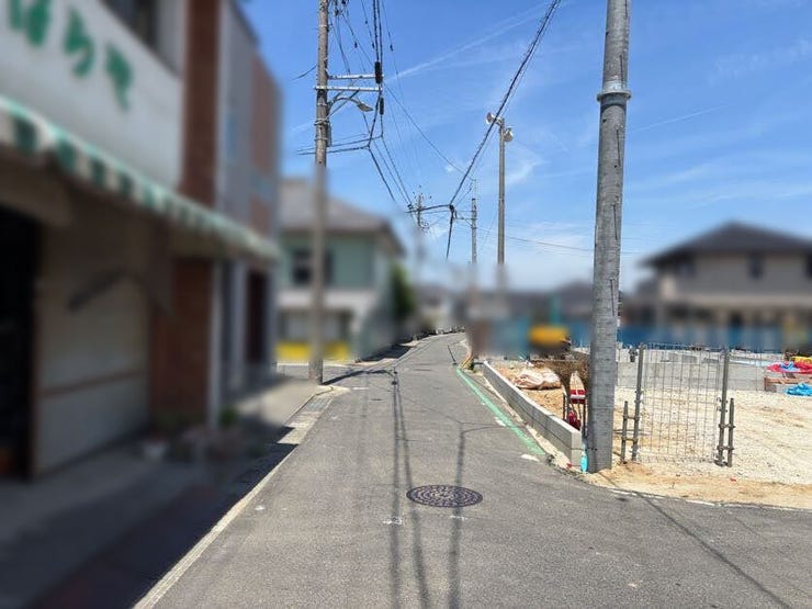 南西側前面道路