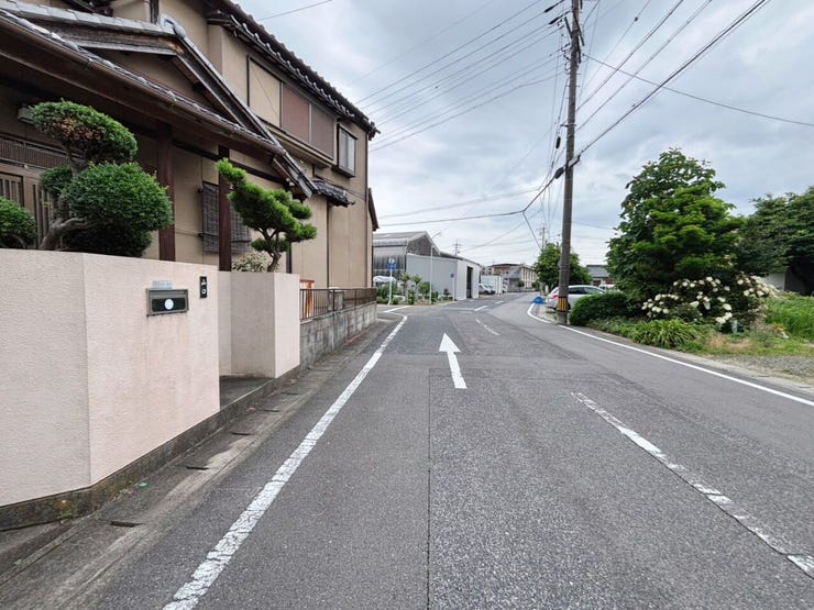 西側道路