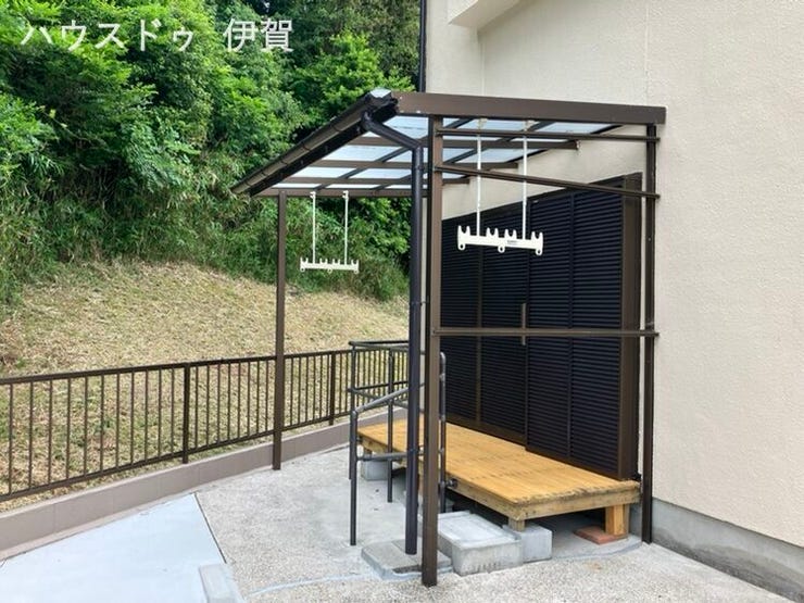 雨の日にも洗濯物が干せます