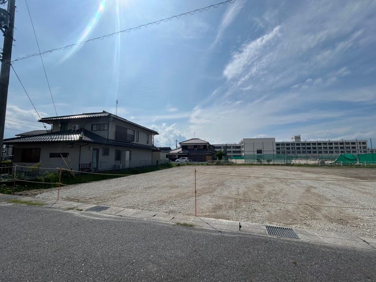 平坦な土地で建物のプランニングもしやすい♪