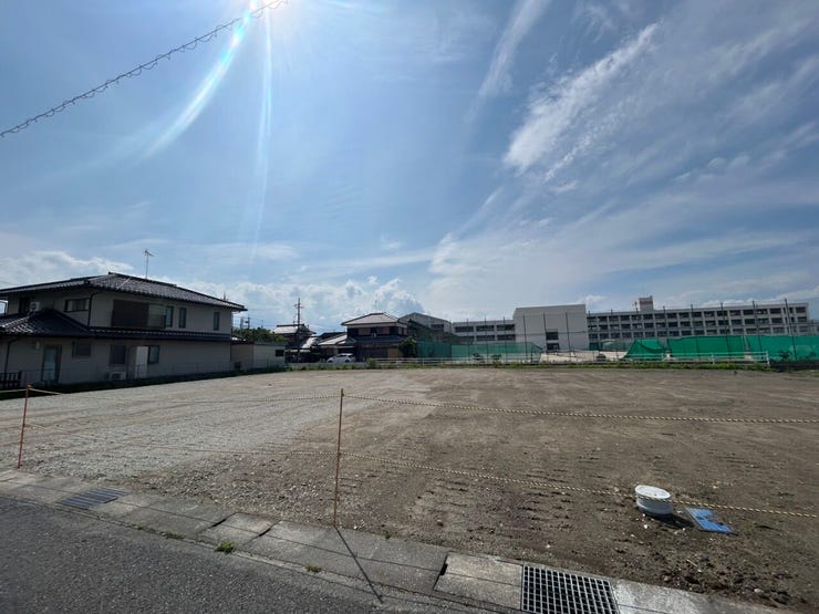 平坦な土地で建物のプランニングもしやすい♪