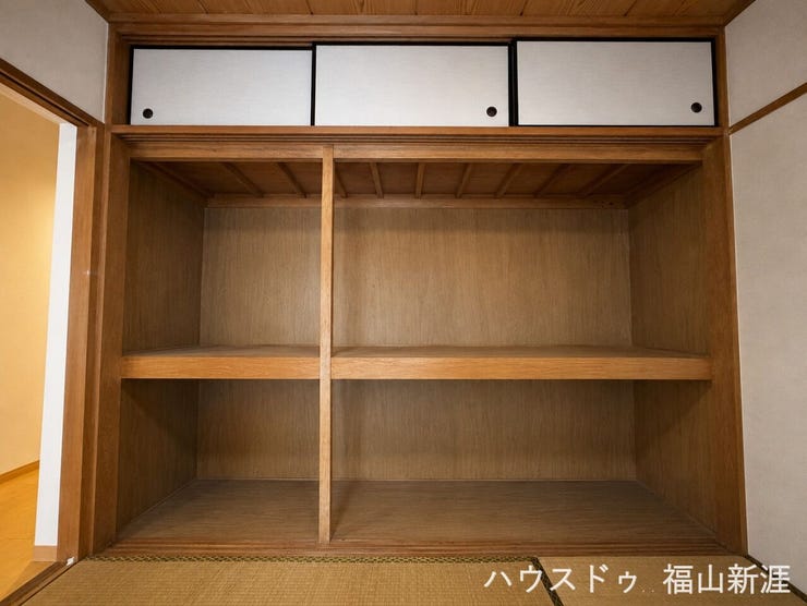 和室の収納は用途に分けて使用できます。季節物の収納にもぴったりです♪