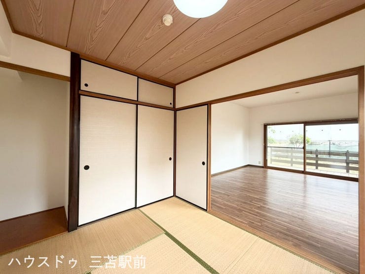 和室は6.0帖。押入や床の間がついています。