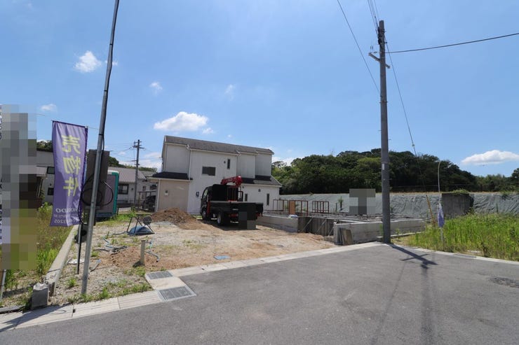 大規模開発分譲地内の静かな環境を是非ご覧ください(2026年7月10日撮影)