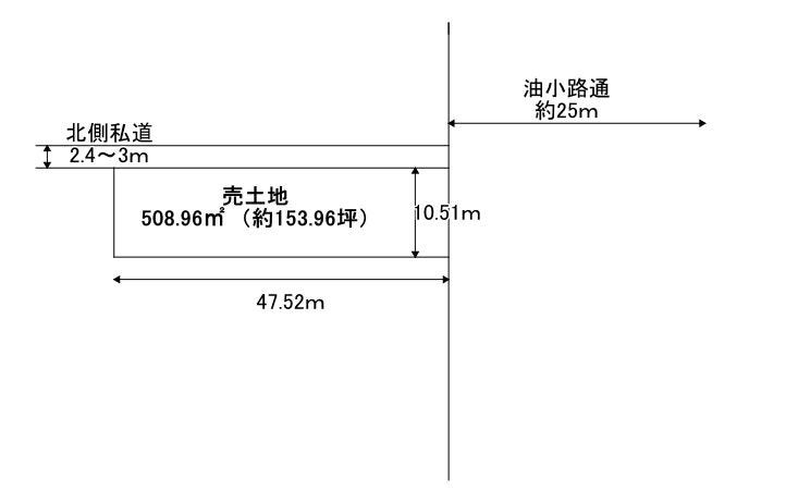 【区画図】
油小路に面しております。